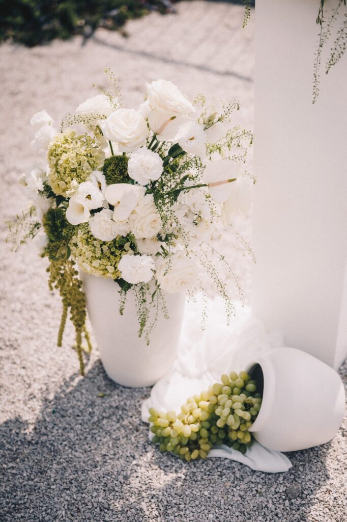 Poročna floristika Flora Atelier – Santomas Estate