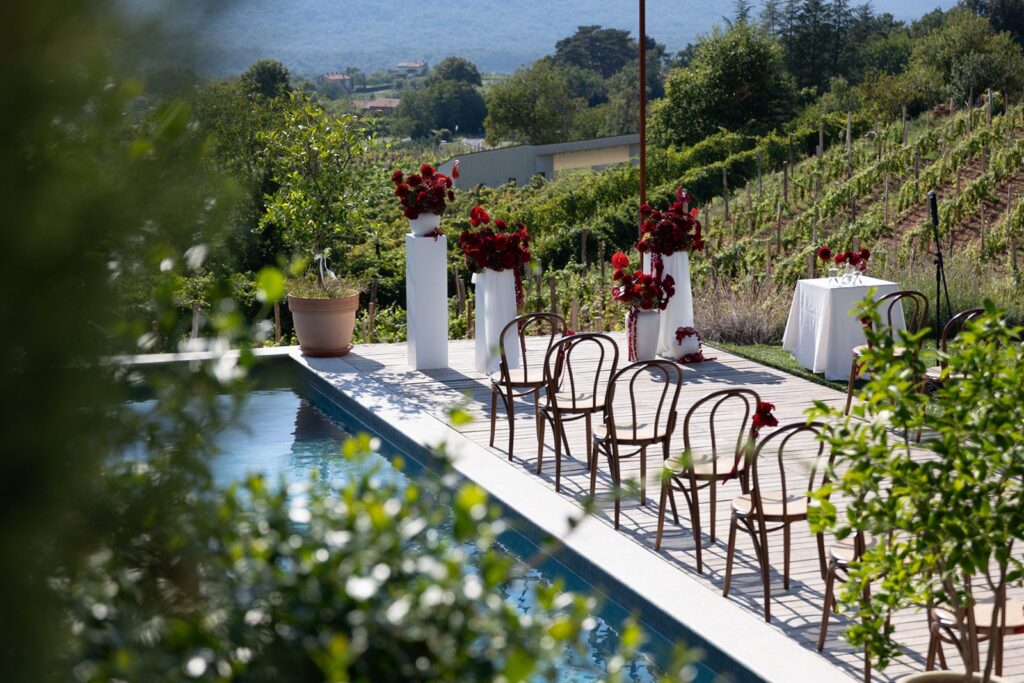 Poročna floristika Flora Atelier – Škerlj Wine Estate